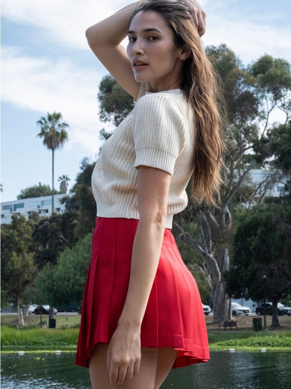Aritzia SUNDAY BEST Pleated Tennis Skirt Size 8 - Picture 7 of 10